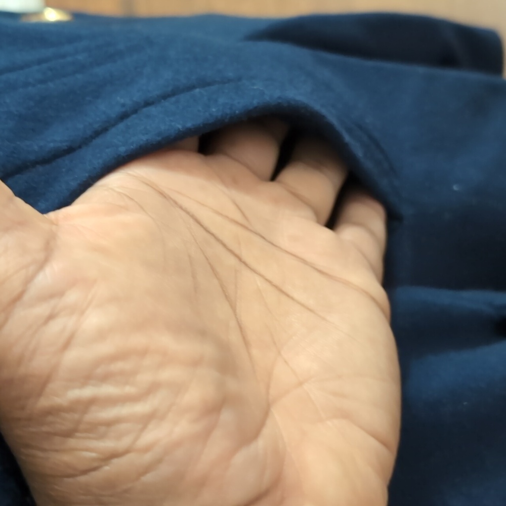 Michael Kors| Sapphire Blue Wool Blend Belated Coat With Pockets - Picture 7 of 15